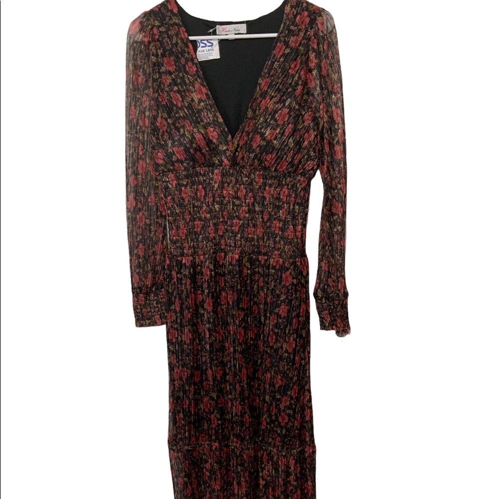 Haute Nites Shimmery Maxi Dress NWT